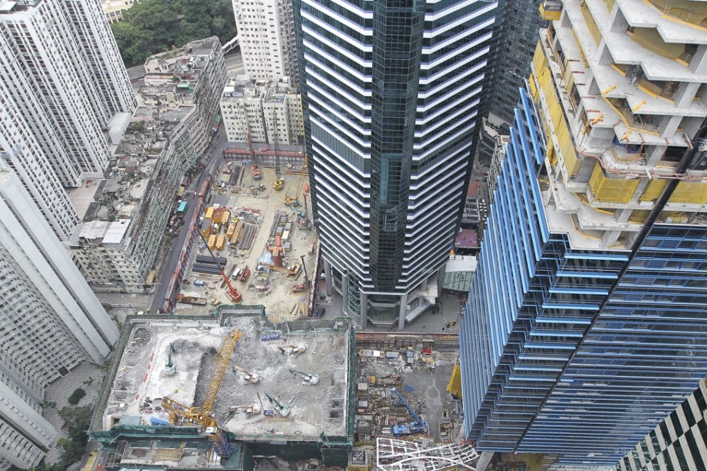 Two grade A office buildings of the Taikoo Place redevelopment project will provide over 1.5 million sq ft of space when they are completed later this year and in 2021. Photo: Roy Issa
