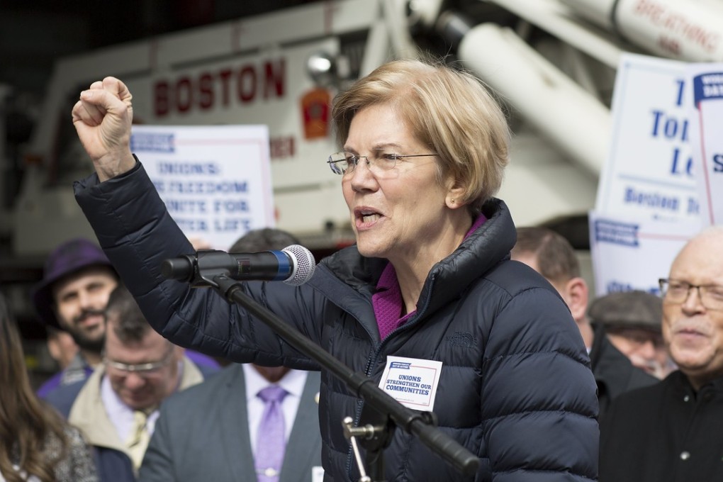 Donald Trump has repeatedly referred to Elizabeth Warren as ‘Pocahontas’ to try to discredit a potential rival in 2020 by calling into question her claims of heritage. Photo: EPA