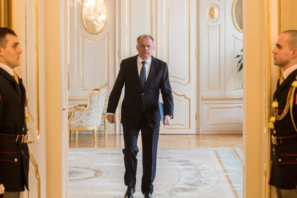 Slovakian President Andrej Kiska has called for sweeping changes to the government or snap elections, following the murder of an investigative journalist that shocked the country, a call swiftly rejected by the prime minister. Photo: EPA