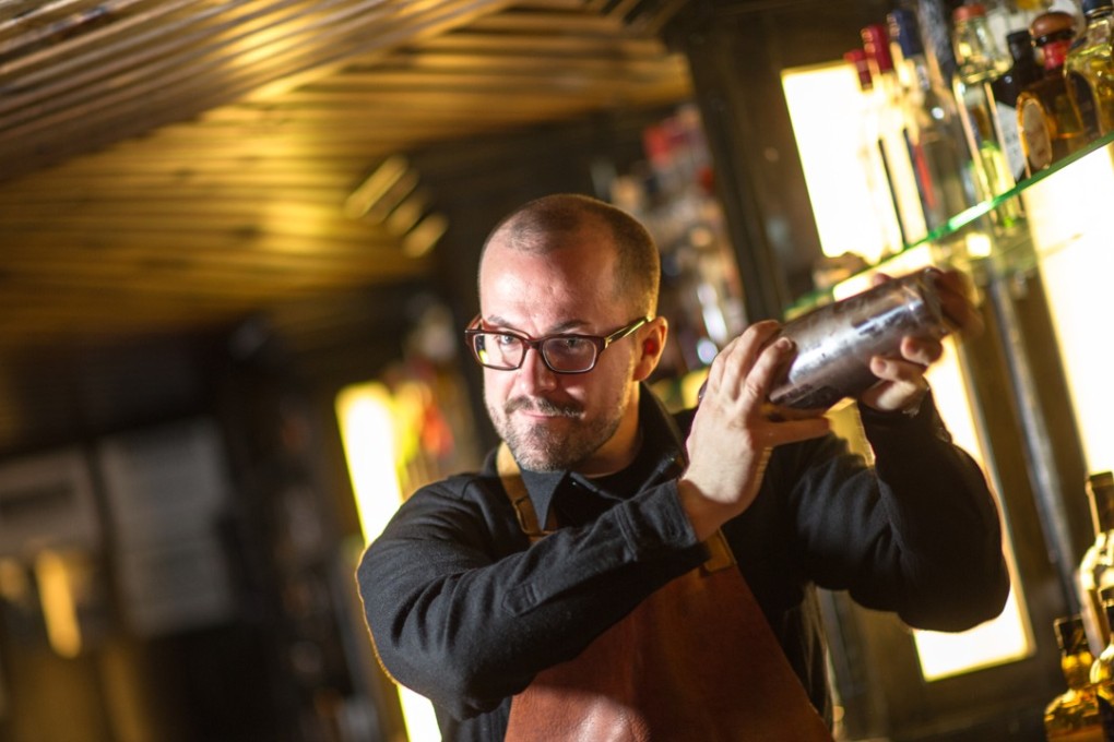 Jim Meehan, founder of PDT shakes up a storm in the new Hong Kong bar.