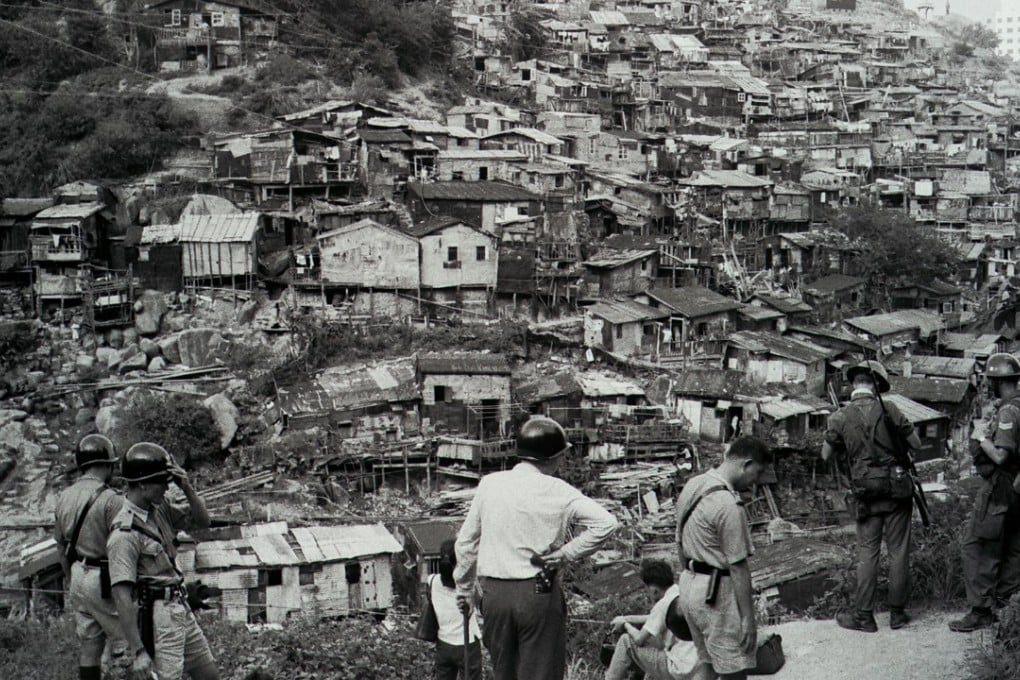 Police getting ready to conduct a raid on squatter huts on Mount Butler, near the Tai Tam Reservoir on Hong Kong Island, in 1967. Photo: Robin Lam