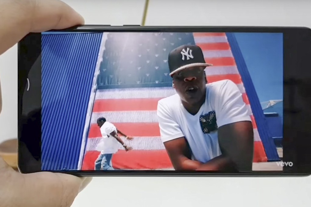 Xiaomi’s Mi Mix 2 smartphone seen with its 18:9 aspect ratio display. The Chinese company is eyeing a move into the US market as early as this year. Photo: SCMP