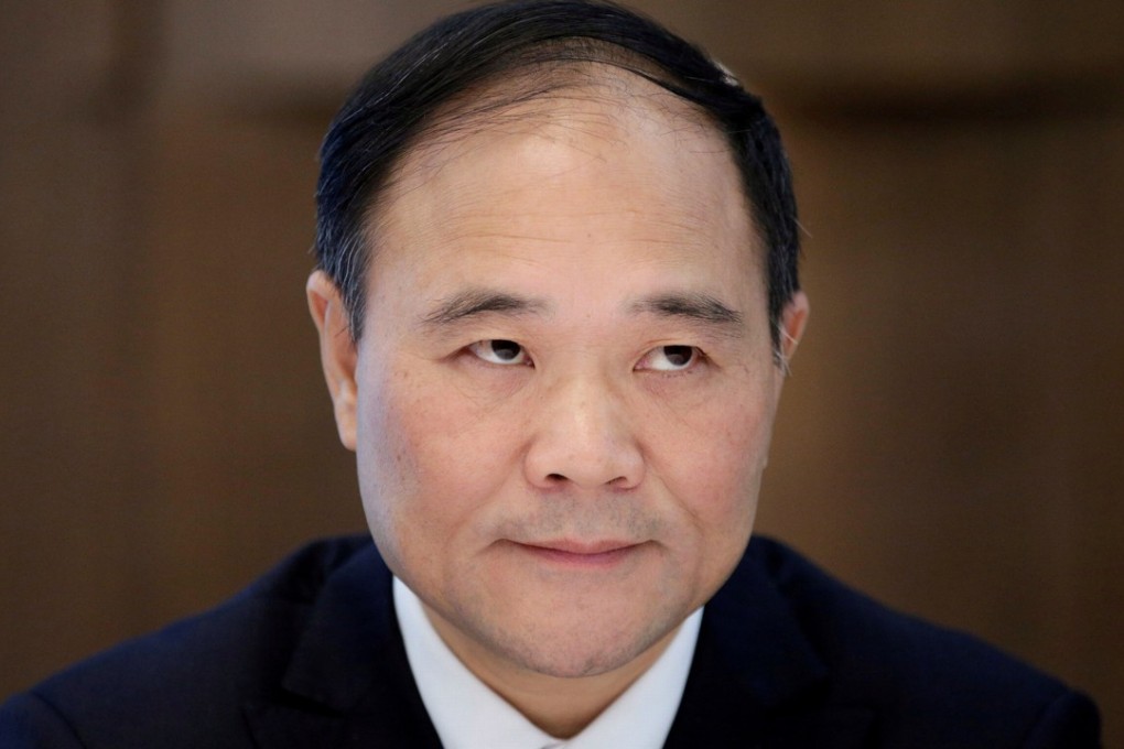 Li Shufu, founder and chairman of Geely, seen at Volvo's S90 news conference in Shanghai on November 2, 2016. Photo: Reuters