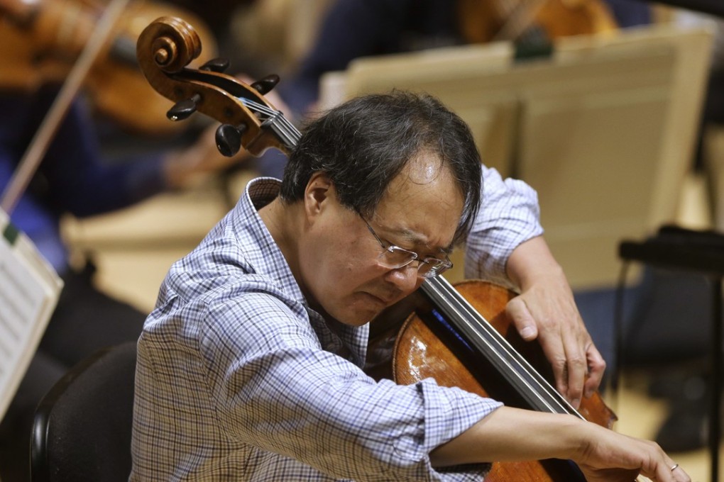 Yo-Yo Ma performed a special concert for the California children who authorities said were starved and shackled to their beds by their parents. Photo: AP