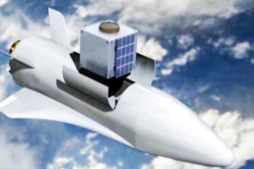 An artist’s impression of a space plane under development at China Aerospace Science and Industry Corporation. Photo: CCTV