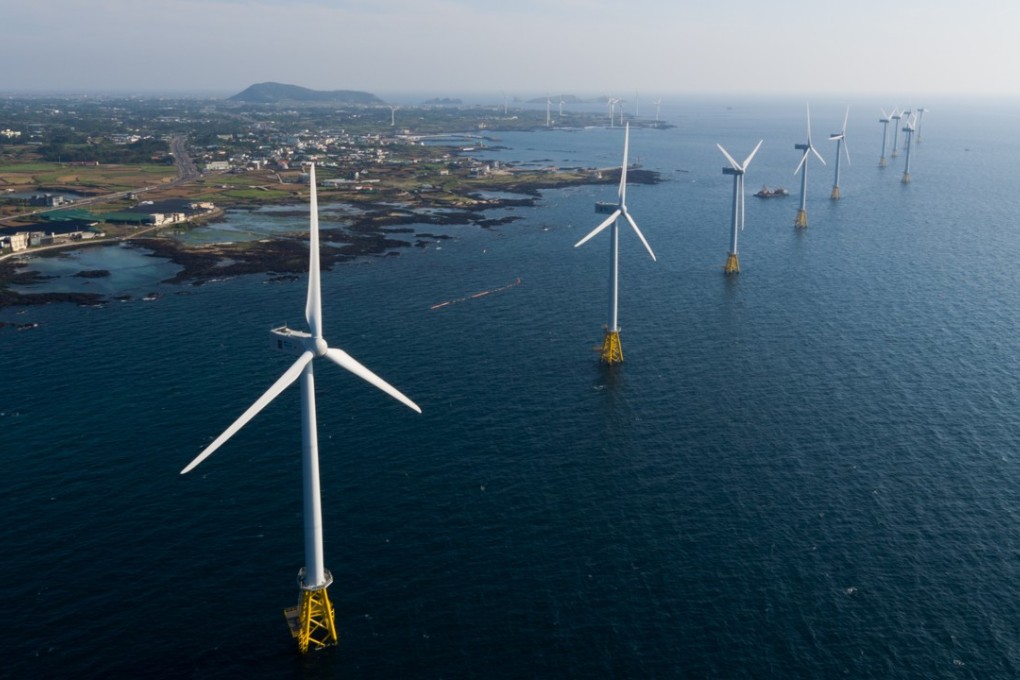 A wind farm in Jeju, South Korea, There is growing evidence that ethical and sustainable business practices allow companies to better manage risk and explore opportunities. Photo: Bloomberg