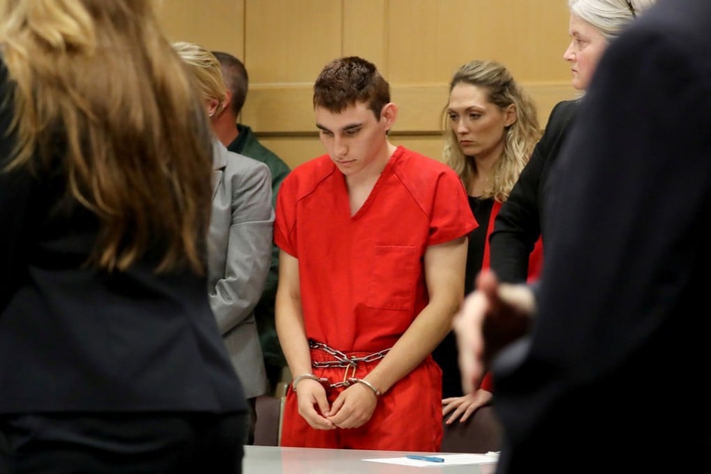 Nikolas Cruz, facing 17 charges of premeditated murder in the mass shooting at Marjory Stoneman Douglas High School in Parkland, appears in court for a status hearing in Fort Lauderdale, Florida, on February 19, 2018. Photo: Reuters