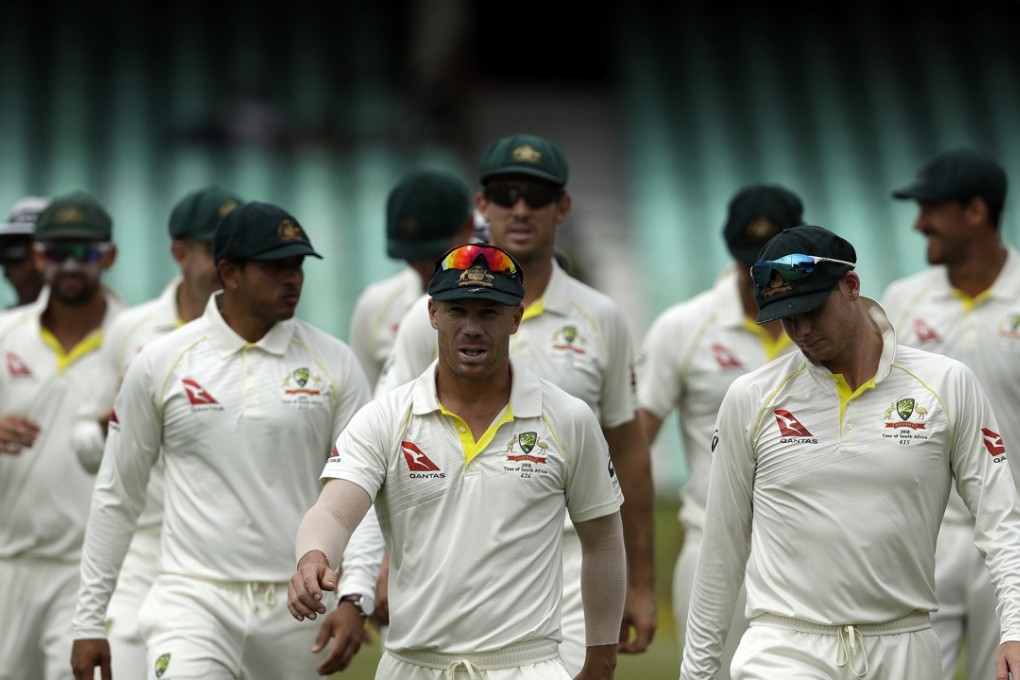 Australia’s David Warner has broken his silence on the clash with South Africa’s Quinton de Kock. Photo: AP