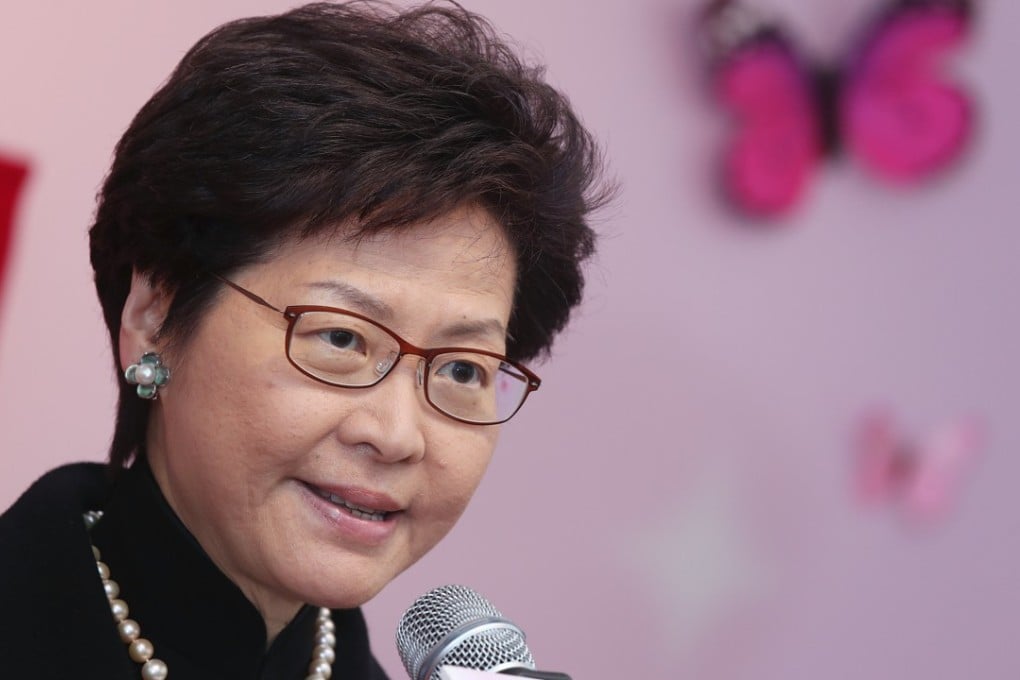 The chief executive touched on the topic on Thursday as the city marked International Women’s Day. Photo: K.Y. Cheng