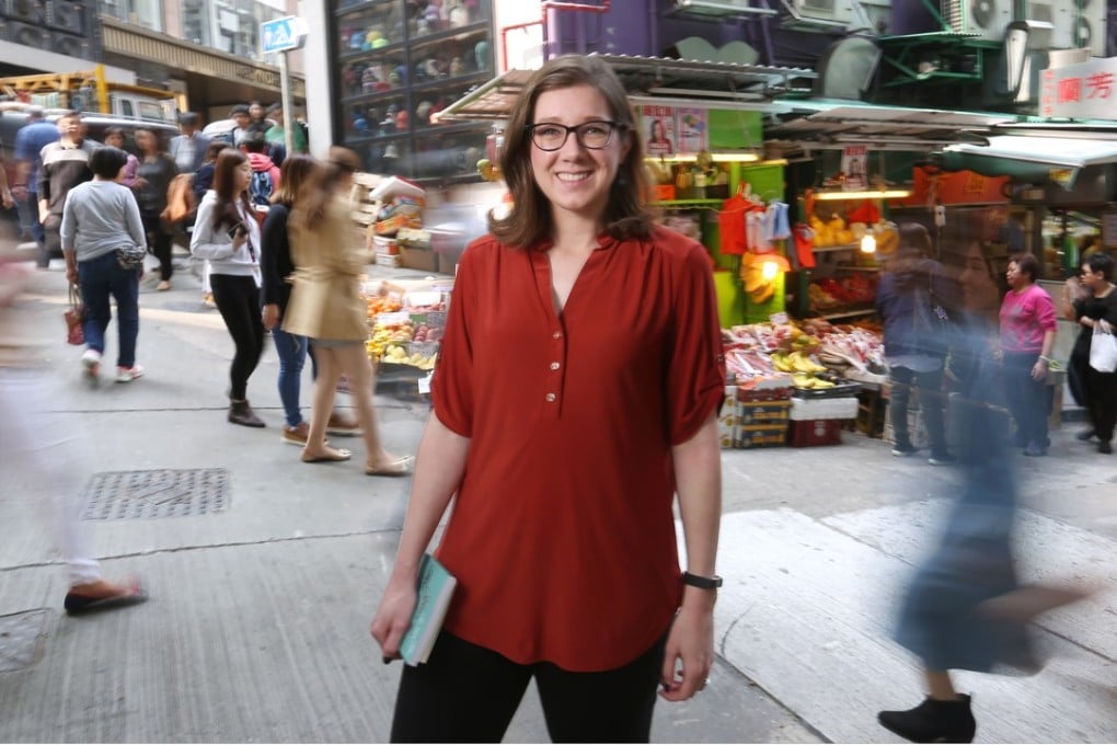 American author Shannon Young, who is based in Hong Kong, often makes the city the subject of her writing. Photo: Xiaomei Chen