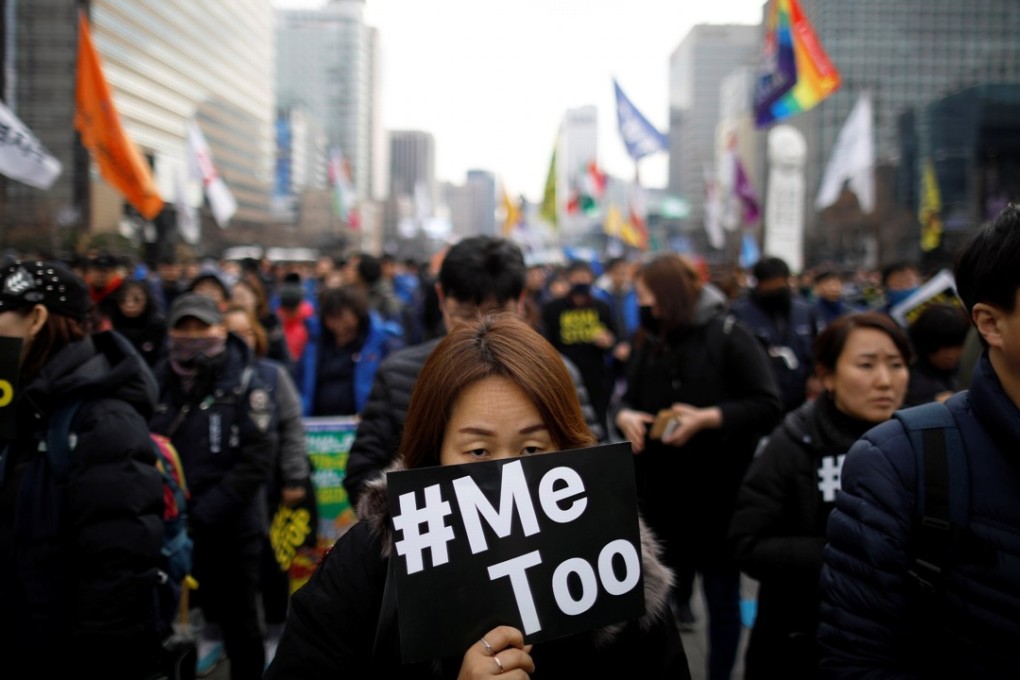 Thousands of South Koreans attended a protest to mark International Women’s Day, joining the #MeToo movement. Photo: Reuters
