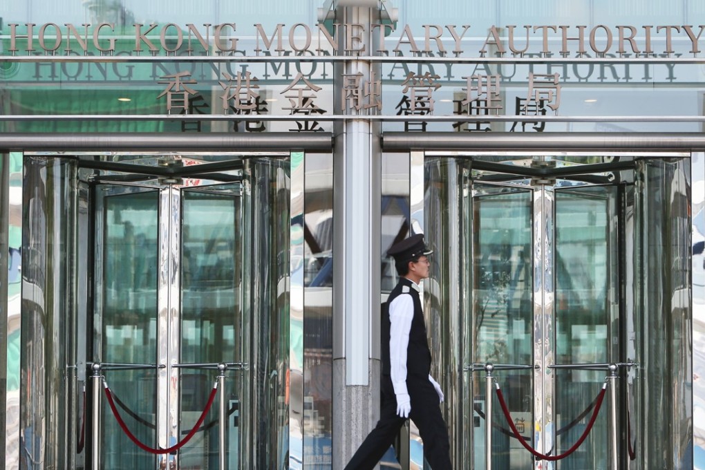 Under the linked exchange rate system, the HKMA is mandated to prevent the currency from breaching either side of a trading band, between 7.75 and 7.85 per US dollar. Photo: SCMP