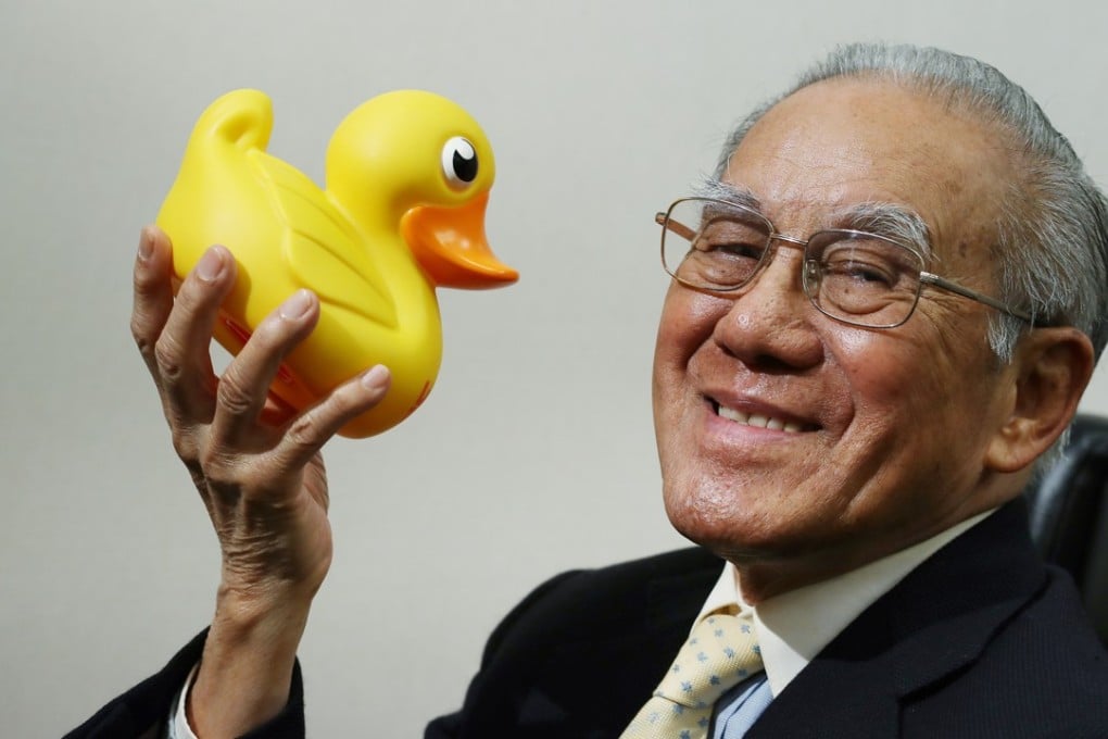 Hong Kong toy industrialist Lam Leung-tim came up with the rubber duck toy in 1948 invention rubber duck toy. Photo: Nora Tam