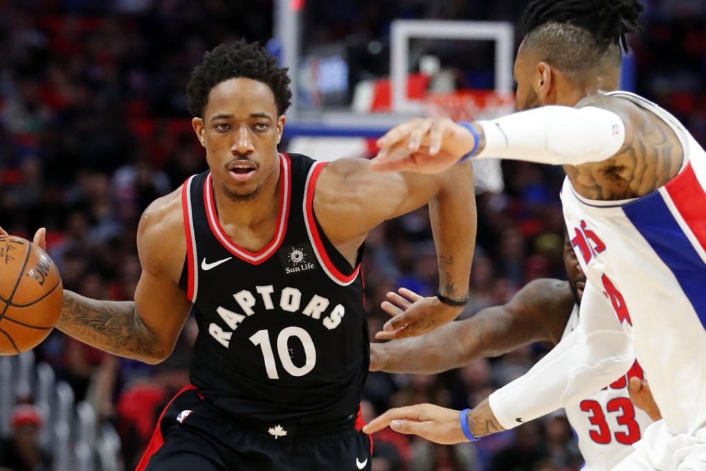 NBA star DeMar DeRozan (left), who plays for the Toronto Raptors, has opened up about his struggle with depression. Photo: USA Today Sports