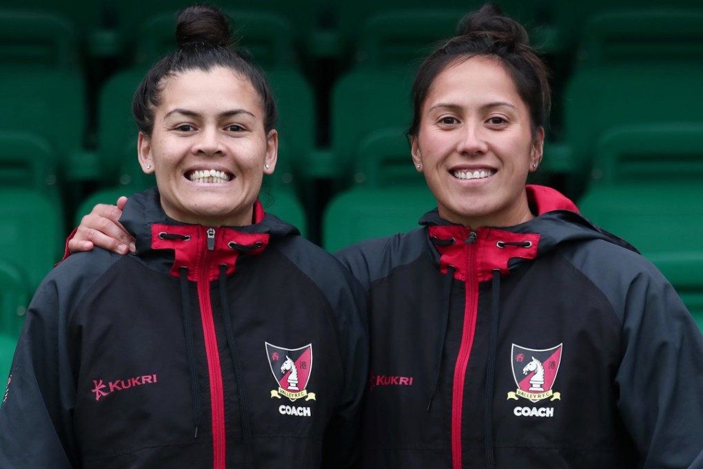 New Zealand World Cup players Rawinia Everitt (left) and Aroha Savage are now involved at Valley. Photo: Jonathan Wong