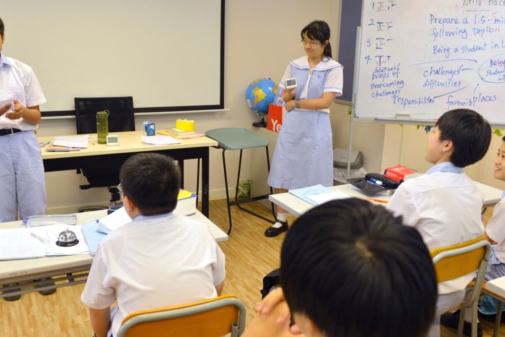 Taking the focus away from only test marks could encourage teachers to carve out more time for speaking in their English lessons. Photo: SCMP Pictures