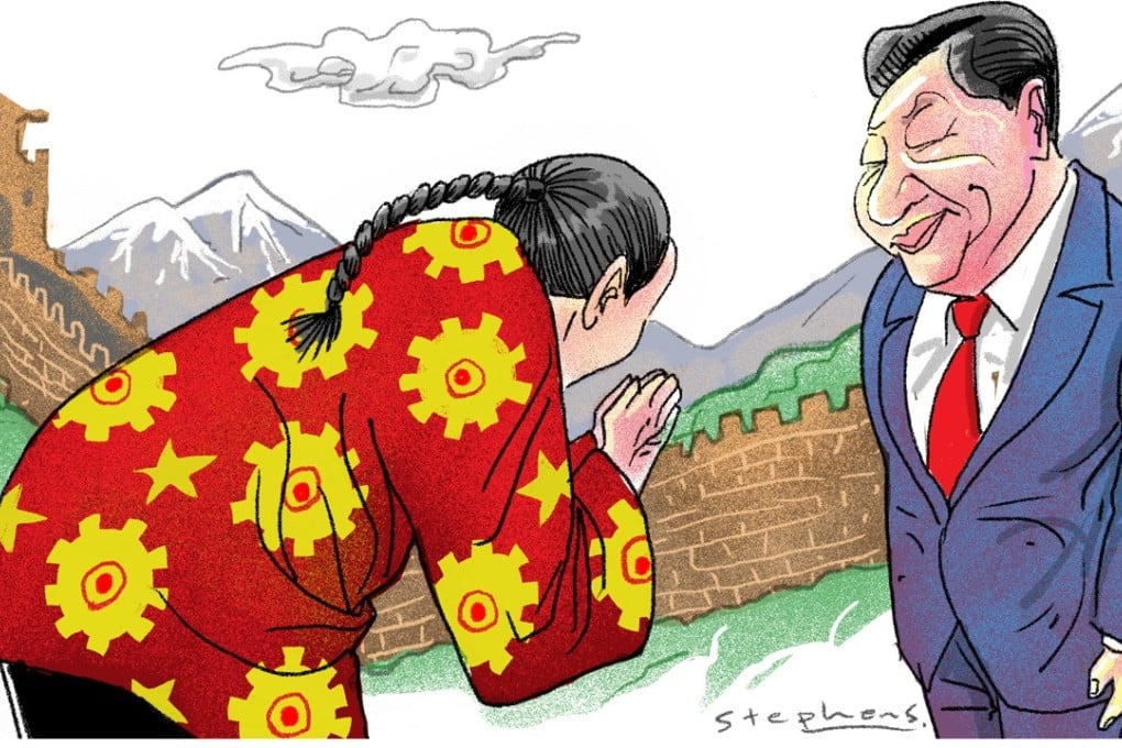 Some argue that doing away with term limits shows the superiority of the Chinese system as it allows flexibility in matching leadership to requirements. Illustration: Craig Stephens