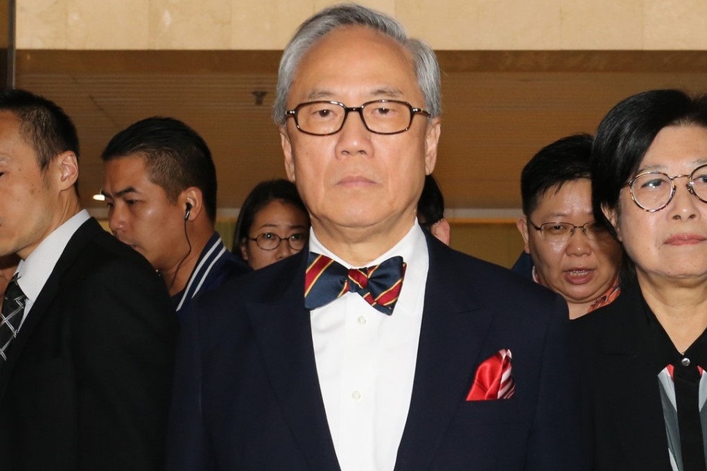 Former Hong Kong leader Donald Tsang was ordered to pay part of the multimillion-dollar costs of last year’s legal proceedings that saw him jailed for misconduct in office. Photo: Dickson Lee