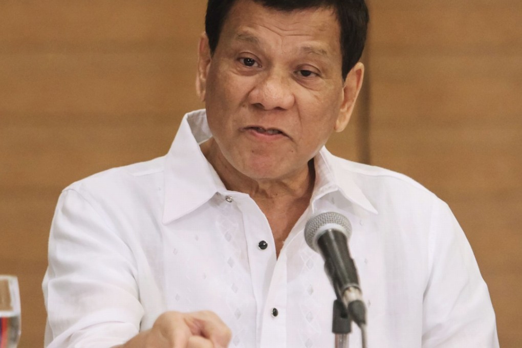 Philippine President Rodrigo Duterte has given police chiefs power to subpoena in order to speed up criminal investigations. Photo: AFP