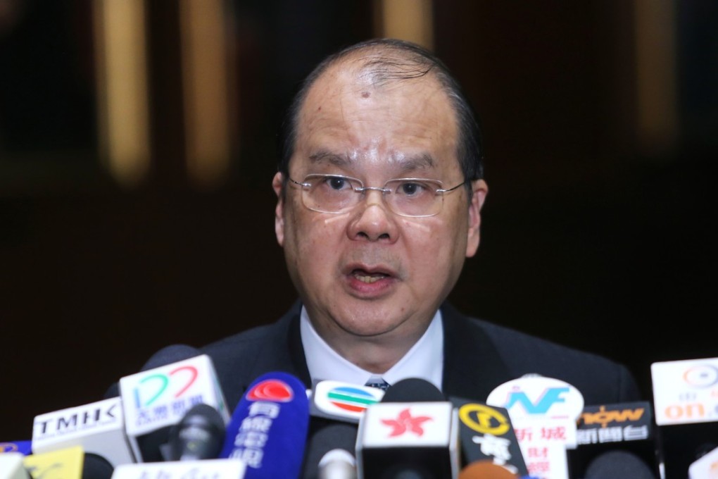 Chief Secretary Matthew Cheung wrote in his blog on Sunday that Chinese language requirements for 22 more government roles had been lowered. Photo: Sam Tsang