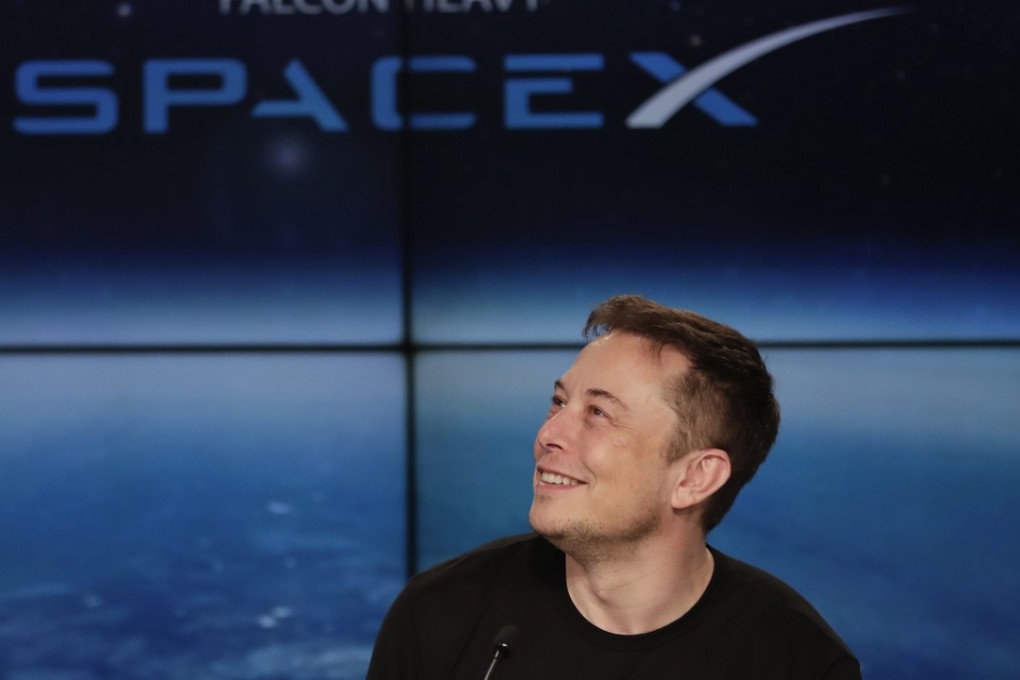 Elon Musk, founder, CEO, and lead designer of SpaceX, expects to test his Mars rocket ship as early as 2019. Photo: AP