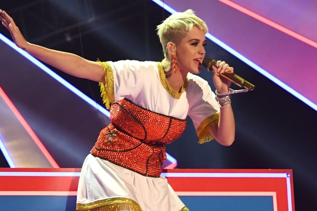 Katy Perry performs onstage during the 2017 MTV Video Music Awards. Photo: Kevin Winter/Getty Images/AFP