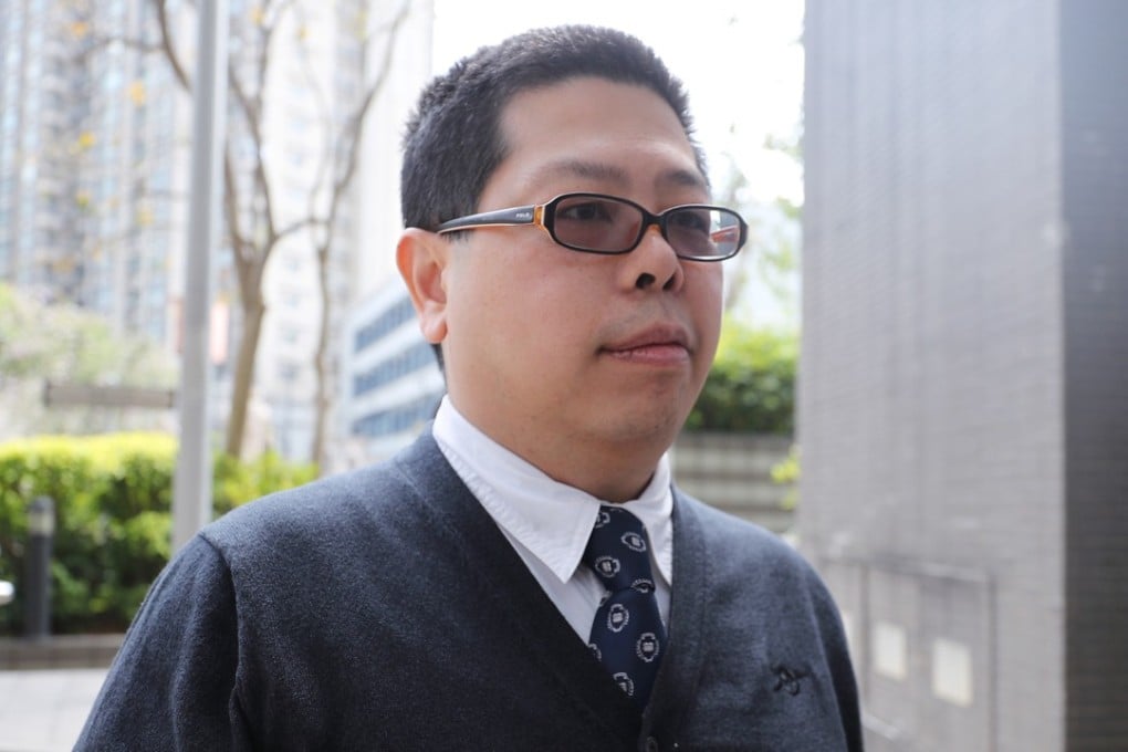 Howard Lam Tsz-kin arrives at Kowloon City Court. Photo: Winson Wong