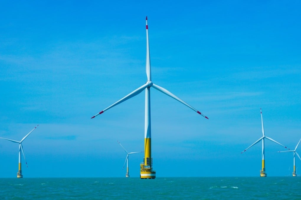 An offshore wind power project in southeast China. Wind farm operator China Longyuan is planning further overseas expansion after the successful commissioning of a project in South Africa. Photo: Xinhua