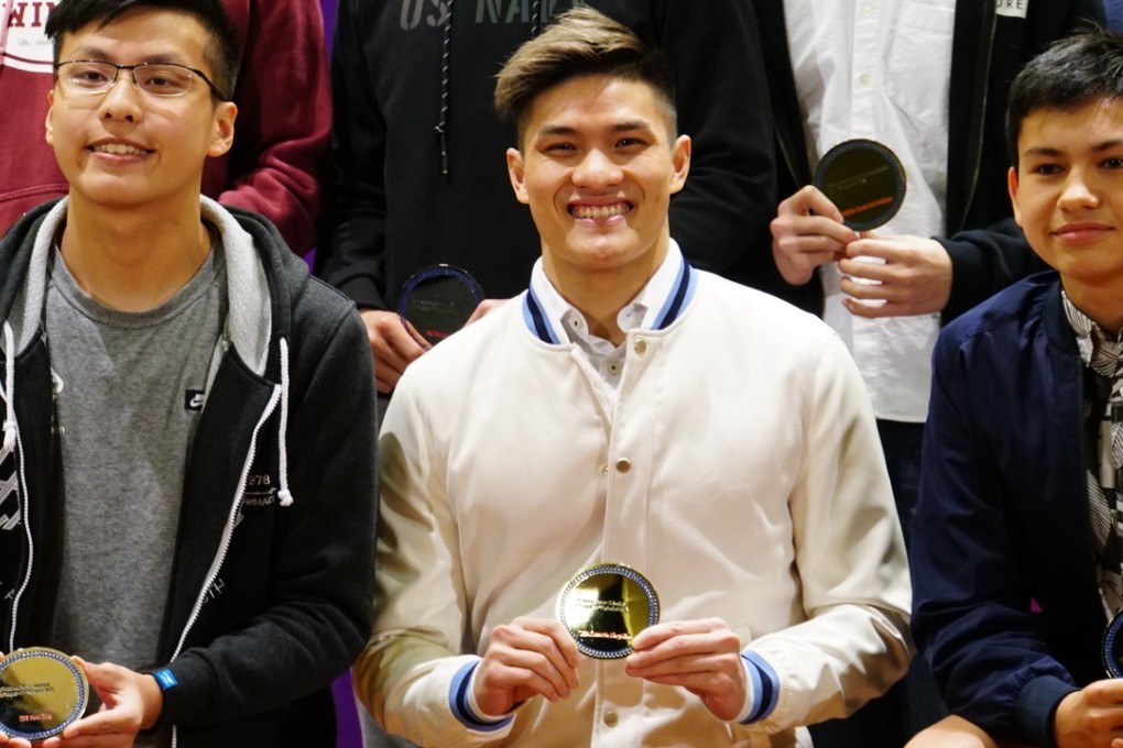 Hong Kong swimmer Kenneth To (centre). Photos: Chan Kin-wa