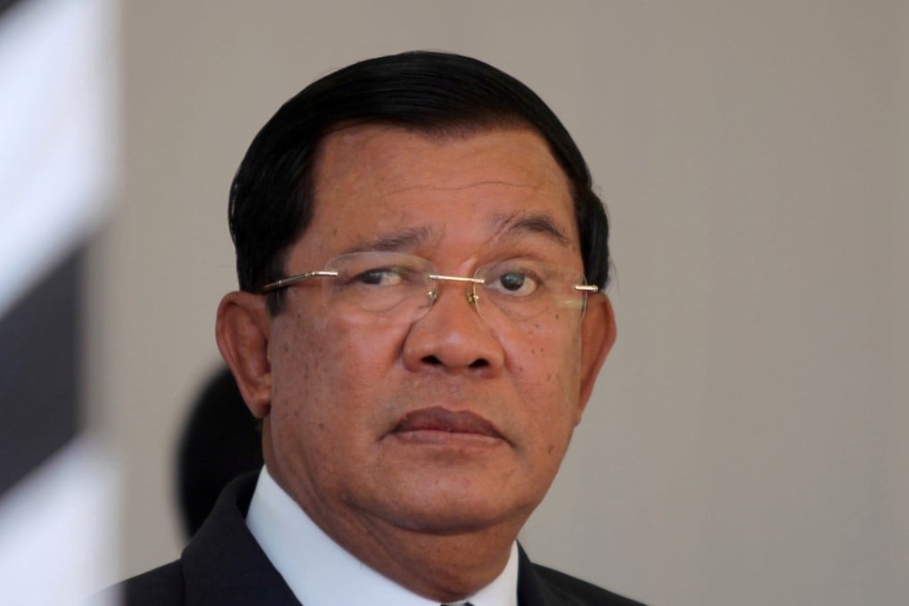 Cambodian Prime Minister Hun Sen lost an eye fighting for the Khmer Rouge during the battle for Phnom Penh in April 1975. Photo: Reuters