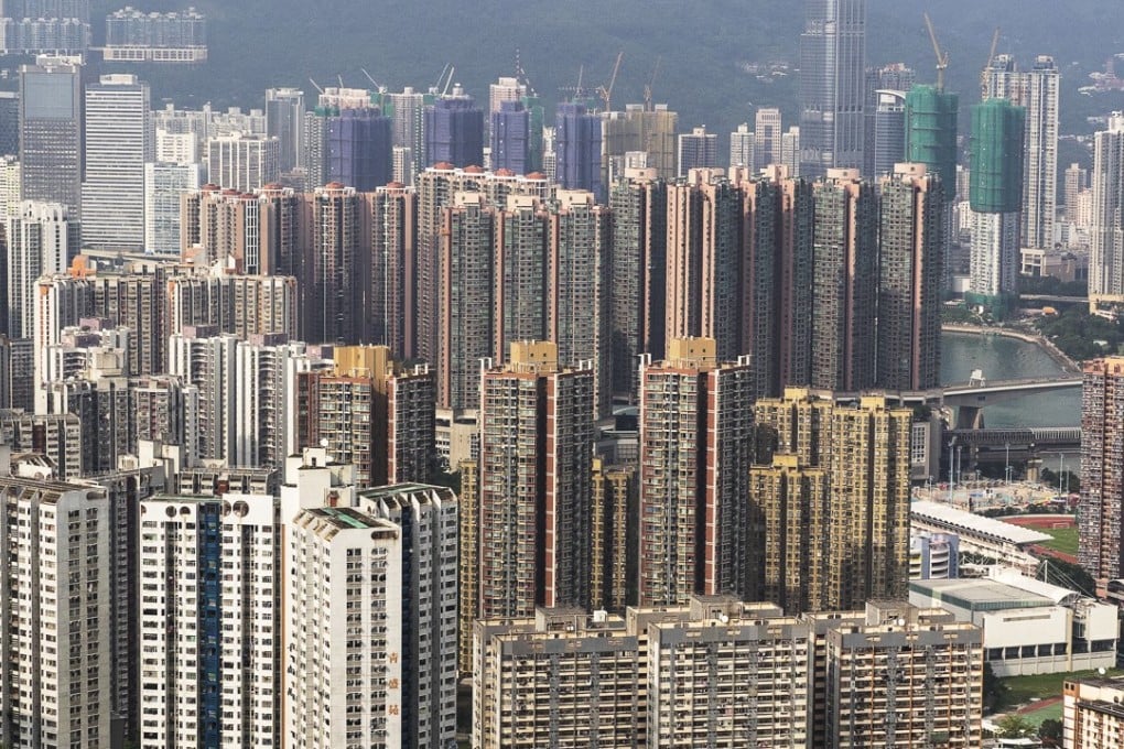 Residential blocks in Tsing Yi and Tsuen Wan areas of Hong Kong. Rents in the city fell for the first time in 22 months in February. Photo: Martin Chan