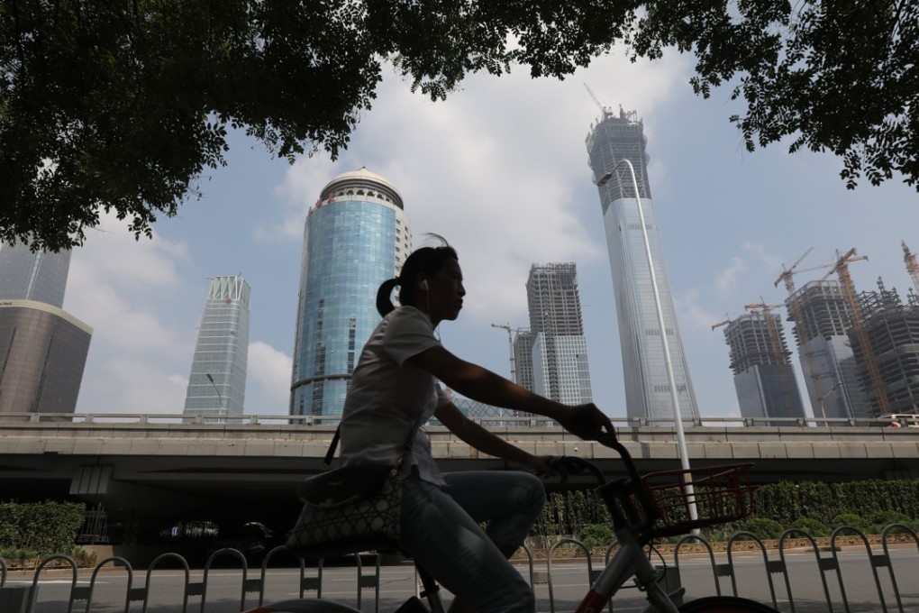 Financial risk is the biggest danger to China’s economy, according to a top Chinese lawmaker. Photo: EPA