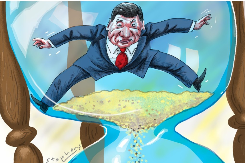 Xi Jinping’s grip on power will last as long as it is needed to get the job done, and no more. Illustration: Craig Stephens