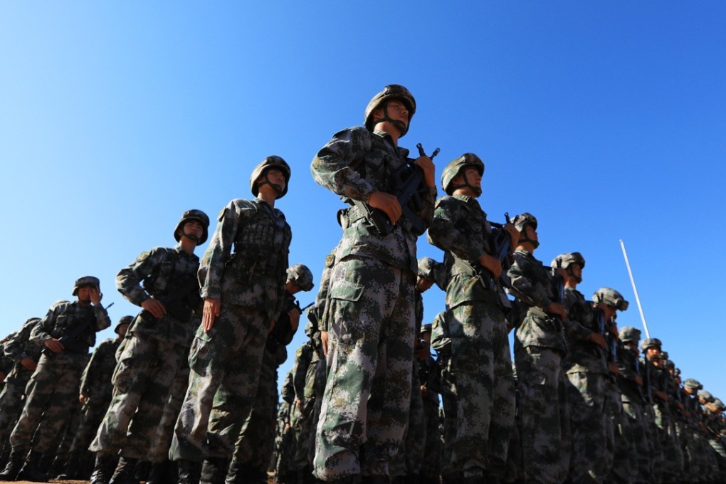 All personnel in China’s military will receive backdated pay rises this month. Photo: Xinhua