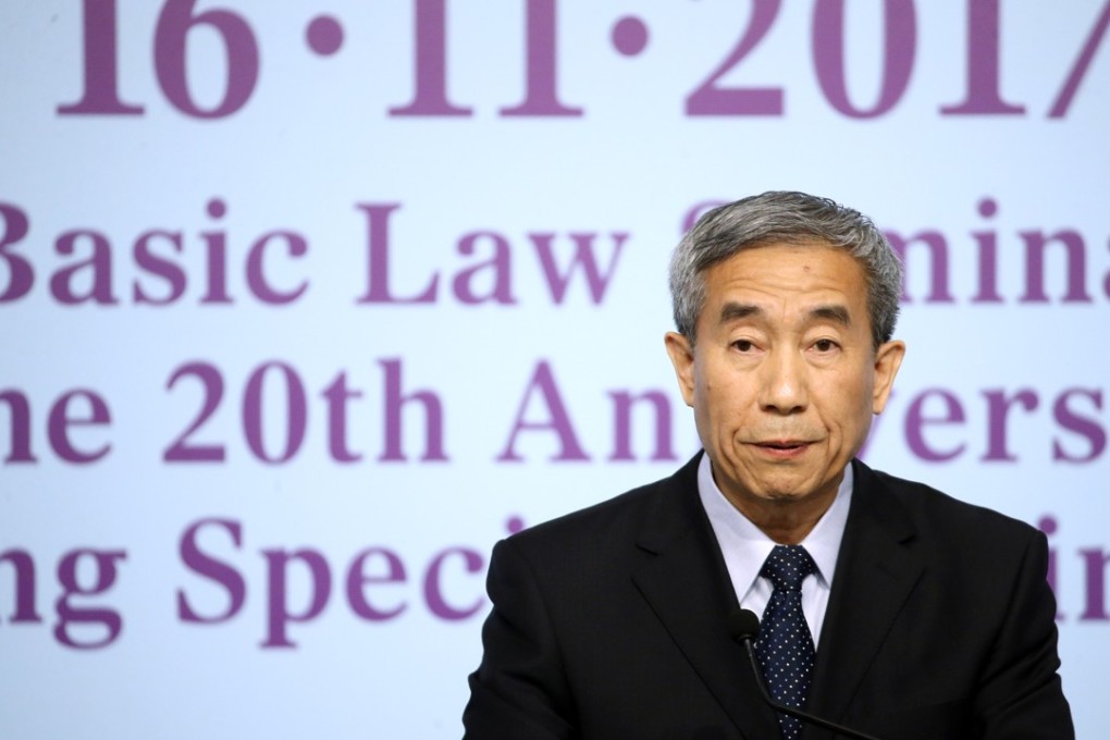 Li Fei is a senior official who has specialised in Hong Kong’s mini-constitution. Photo: Sam Tsang