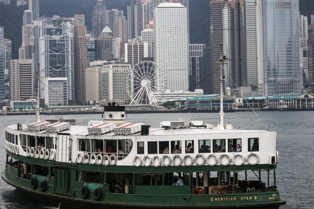 An iconic Star Ferry vessel in Victoria Harbour. Photo: Sam Tsang