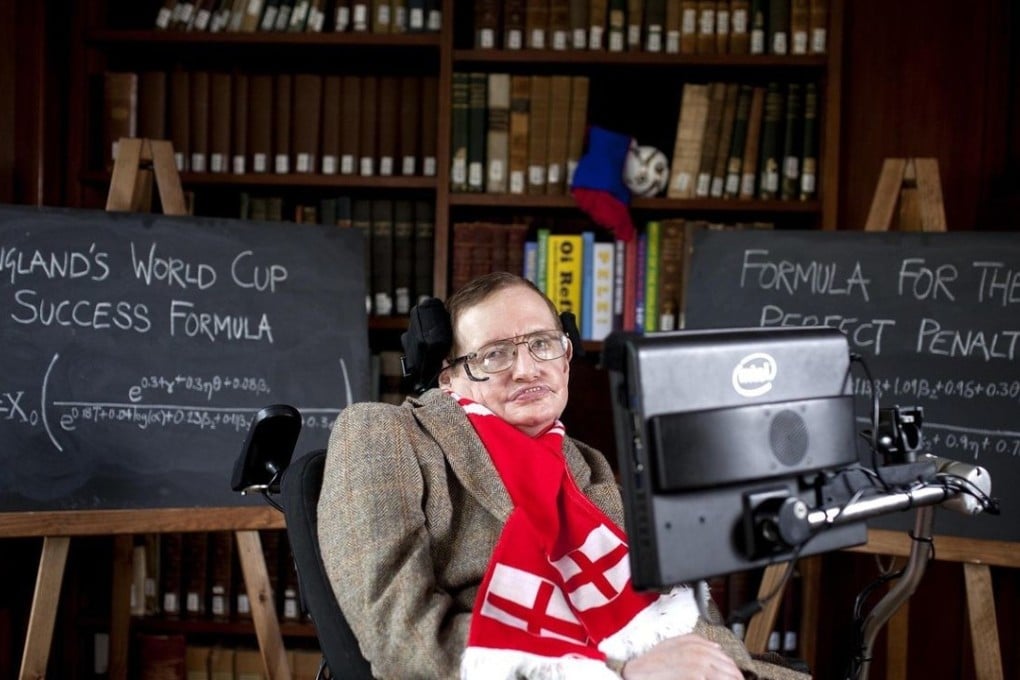 Stephen Hawking provides the formula for England’s World Cup success. Photo: AP