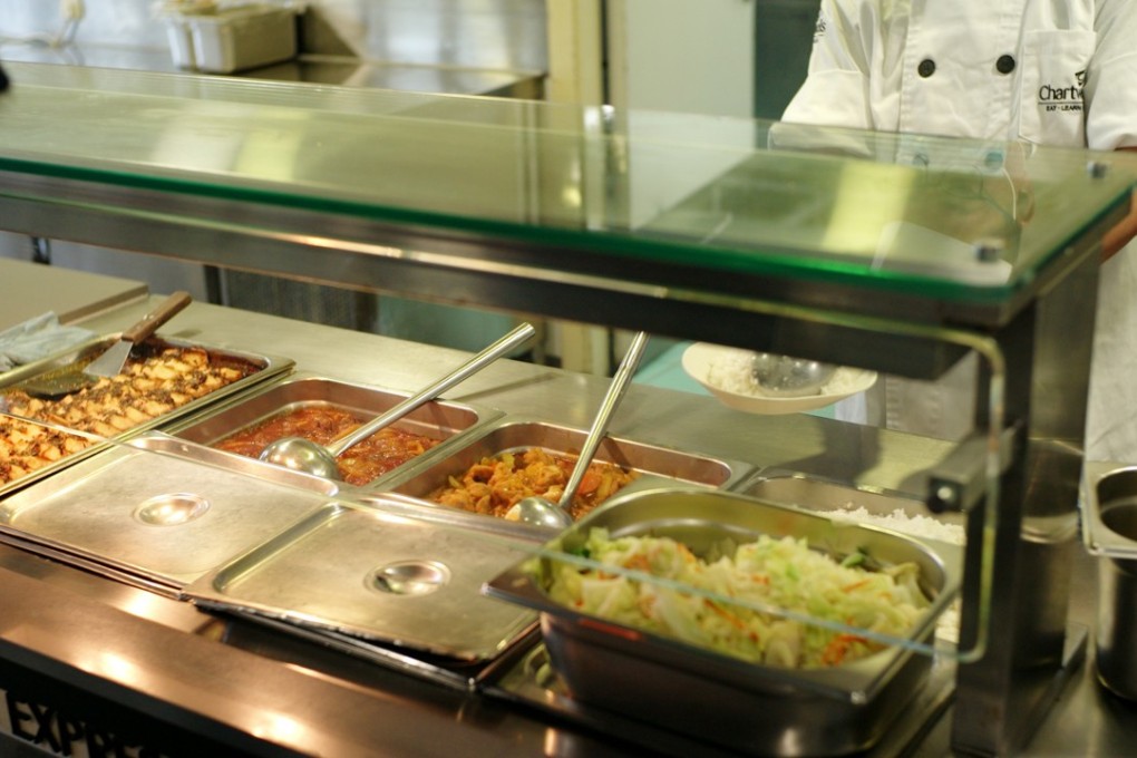 Some of the canteen options at South Island School