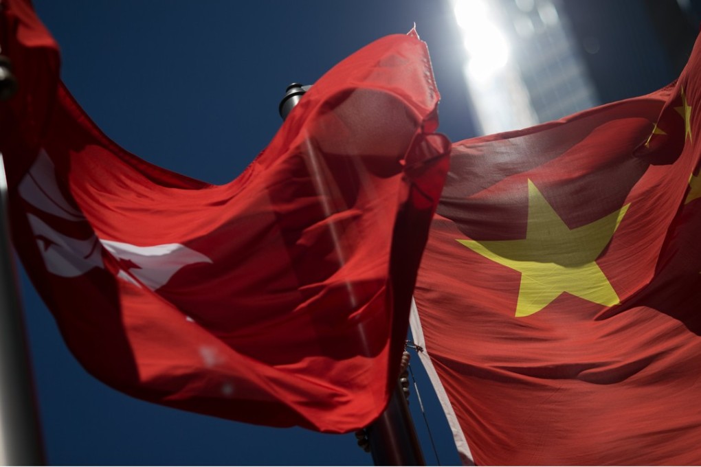 Beijing inserted the national anthem law into Hong Kong’s mini-constitution last November. Photo: EPA