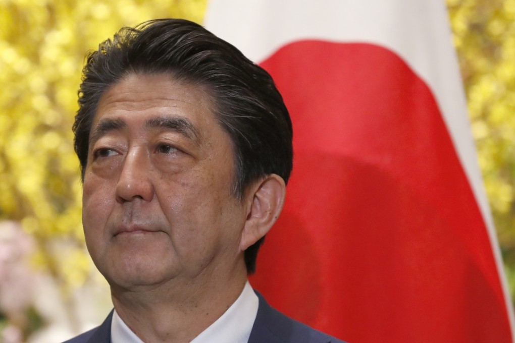Japanese Prime Minister Shinzo Abe was blindsided by news out of Washington that US President Donald Trump will soon meet North Korean leader Kim-Jong-un. Photo: AP