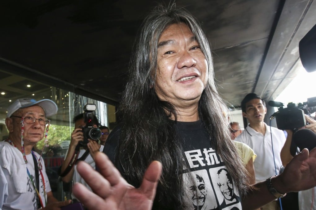 ‘Long Hair’ Leung Kwok-hung was disqualified from the Hong Kong legislature last year. Photo: David Wong