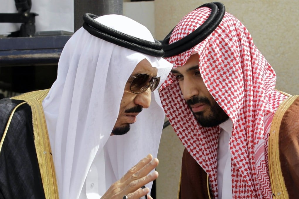 King Salman (left), with Crown Prince Prince Mohammed bin Salman. Photo: AP
