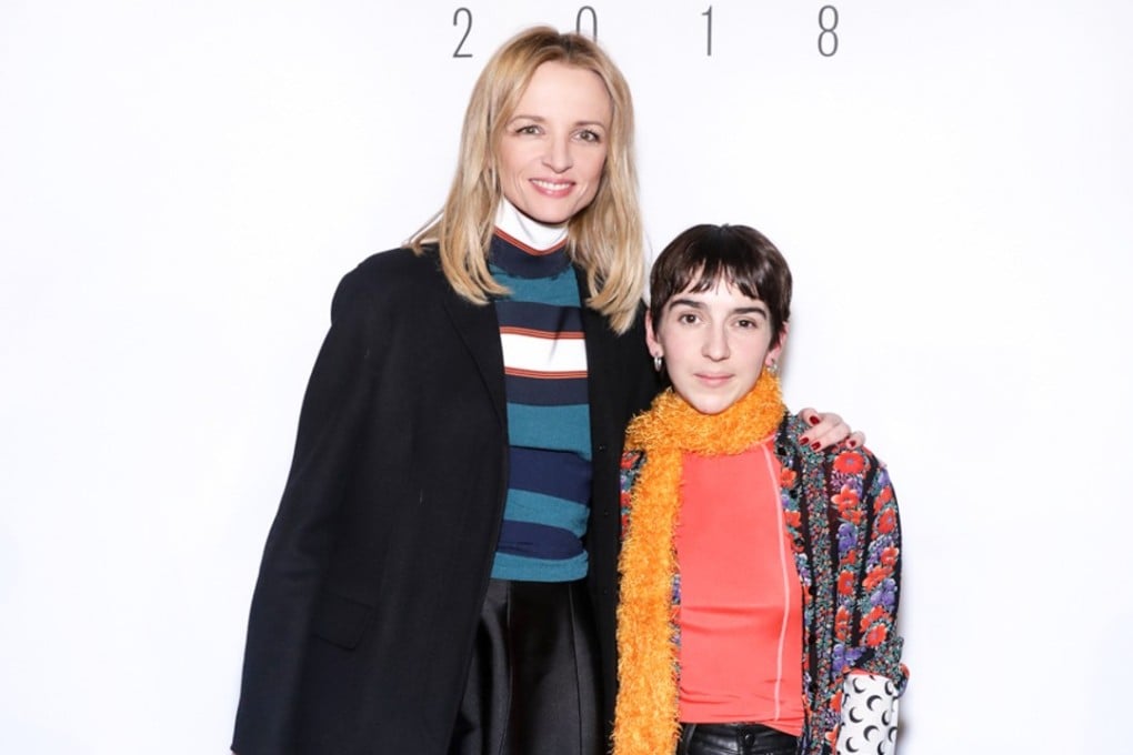 Delphine Arnault and 2017 LVMH Prize winner Marine Serre at this year’s LVMH Prize shortlist presentation event in Paris. Photo: Francois Goize