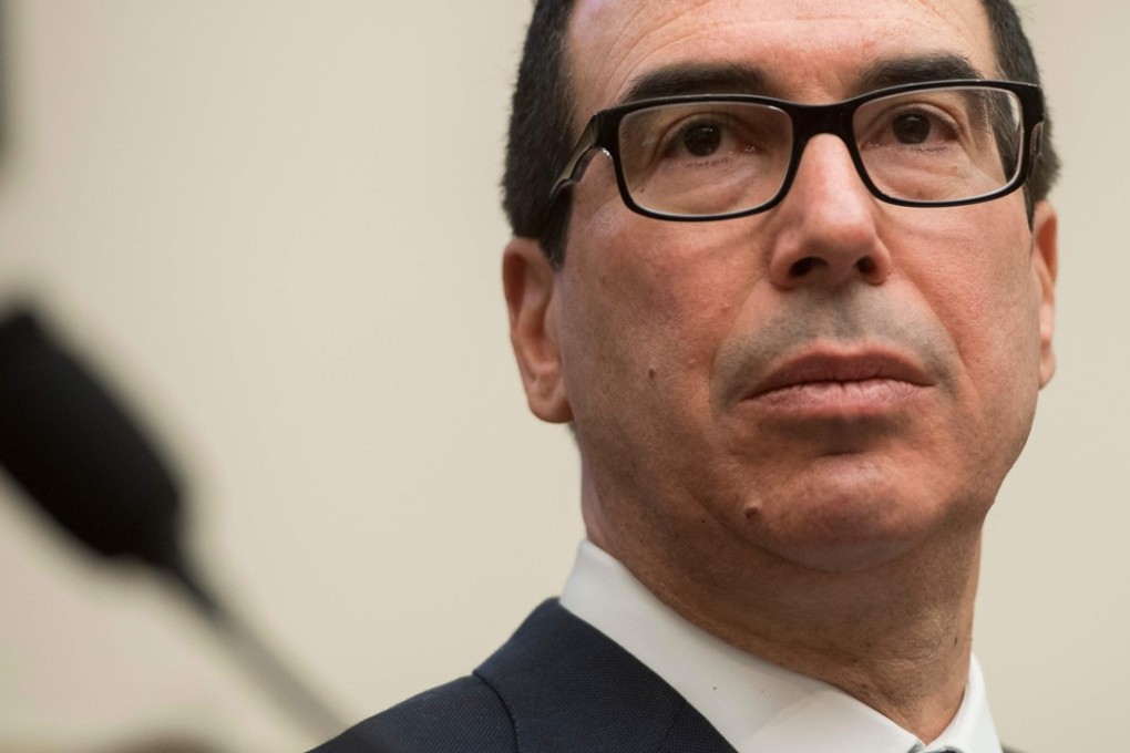 US Secretary of Treasury Steven Mnuchin (seen on February 6) has ordered sanctions against the Russian citizens and businesses named in Special Counsel Robert Mueller’s election meddling charges last month. Photo: AFP