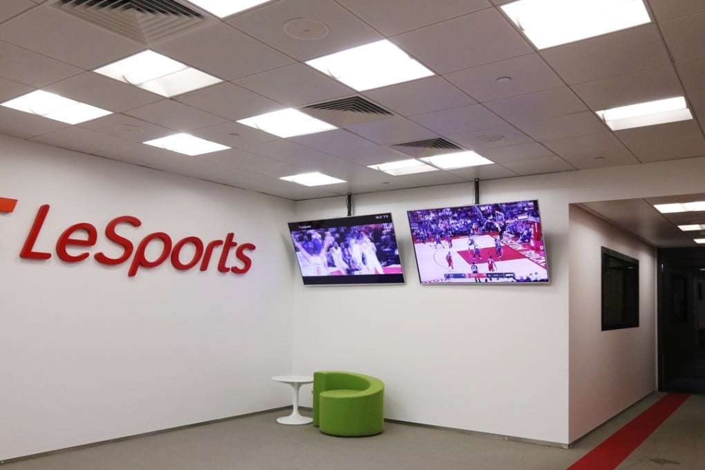 The LeSports office in Tsuen Wan had about 100 staff members as of Wednesday. Photo: Felix Wong