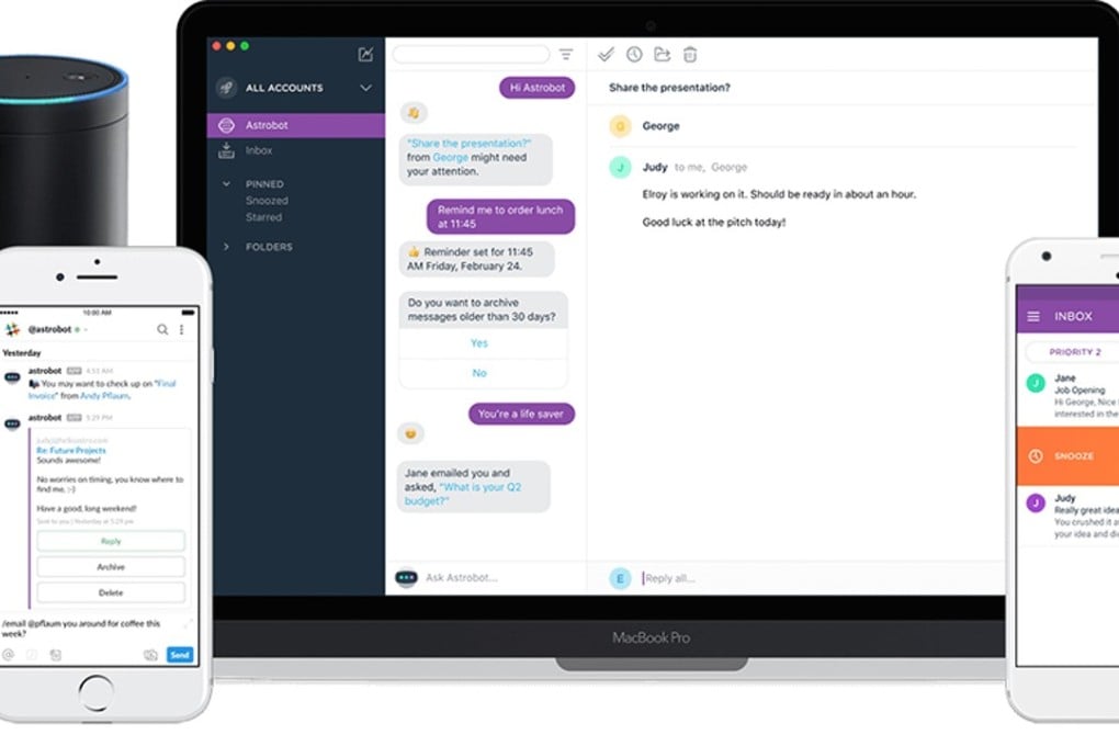 Apps such as Astro simplify and organise your emails.