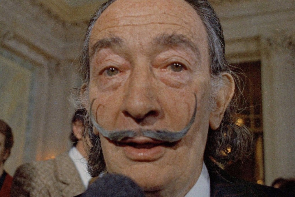 The remains of Spanish surrealist painter Salvador Dali, seen here in 1973, were exhumed for a paternity test last year. Photo: AP