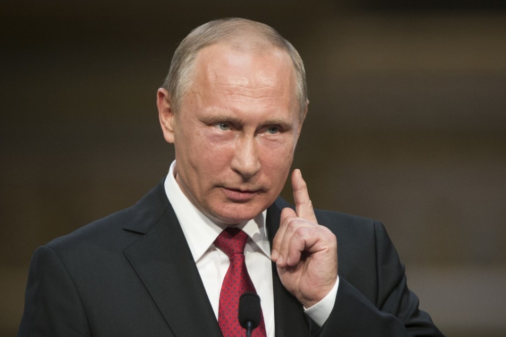 Russian President Vladimir Putin. Moscow said on Friday it could hit back at Britain at “any minute” with its own raft of punitive measures after the West blamed Russia directly for a nerve agent attack on a former double agent. Photo: AP