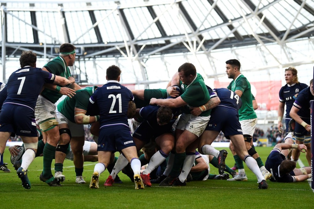 Ireland secure victory over Scotland at Dublin’s Aviva Stadium. Photo: Reuters