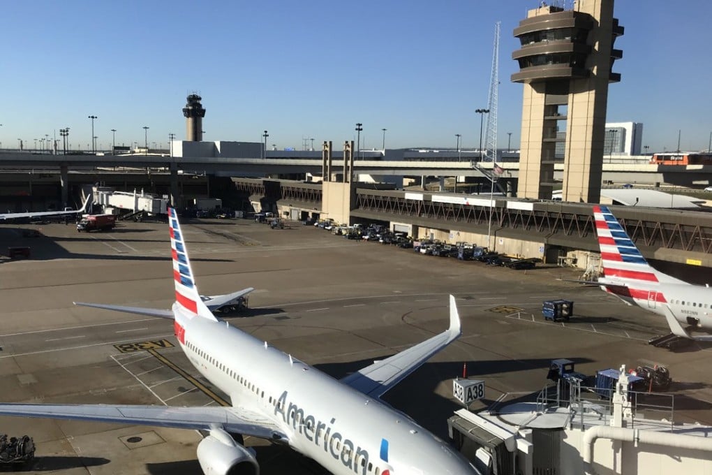 File photo taken on October 17, 2017, shows an American Airlines plane sitting at the gate at Dallas Fort Worth (DFW) International Airport. Russian hackers in 2017 penetrated US aviation as part of a broader attack on US infrastructure. Photo: AFP